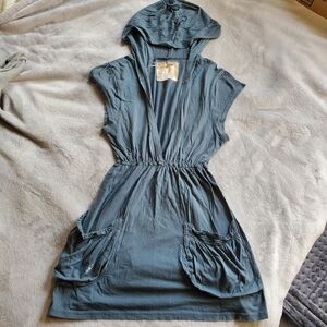 O'Neill Teal Hooded Sleeveless Top